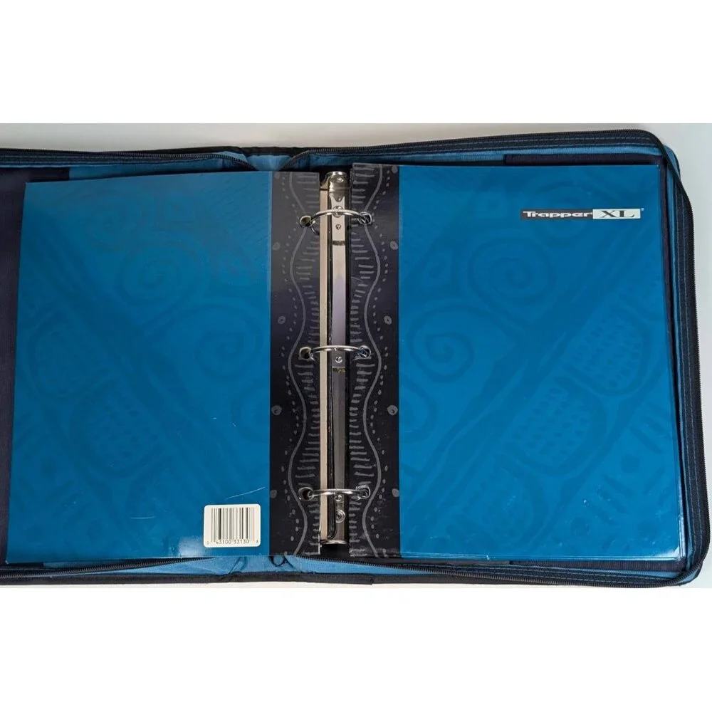 Vintage 90s Nike Mead School Folder Trapper Keeper With Folder Divider Inserts